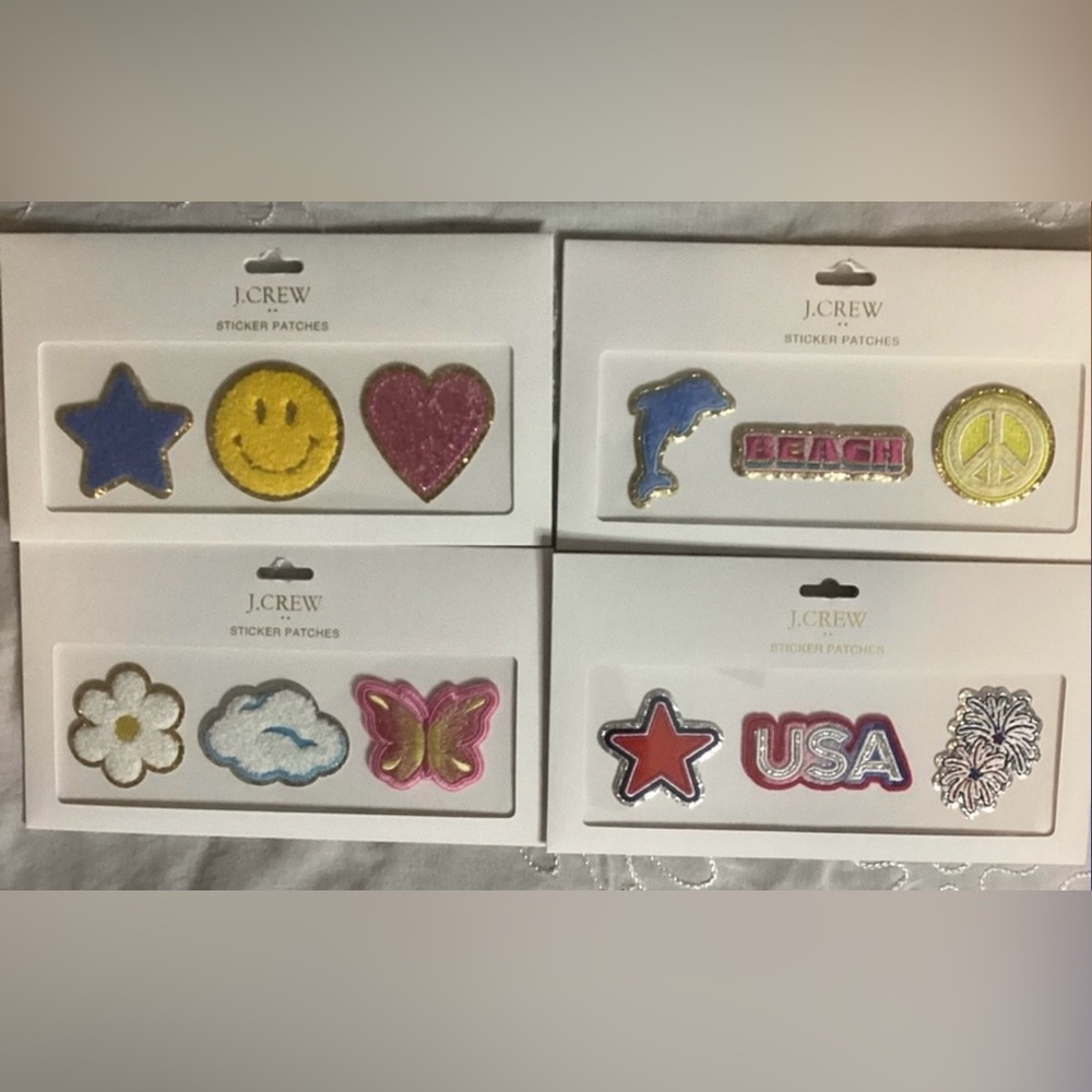 J. Crew Vibrant Sticker Patches - Sets Of 3 Per Order